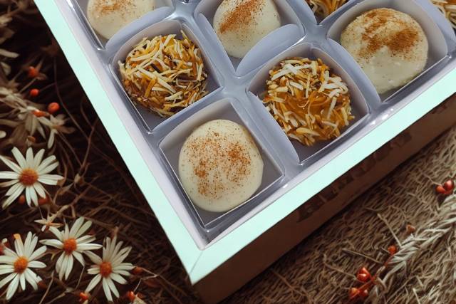 Banoffe e ouriço de côco