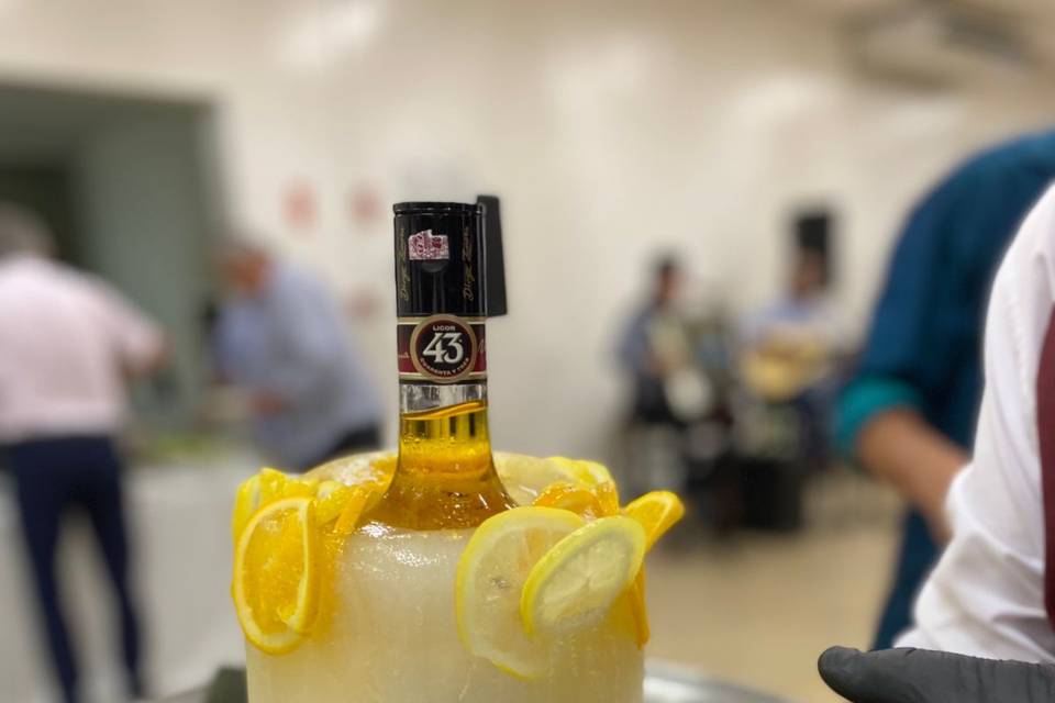 Licor 43 congelado com frutas