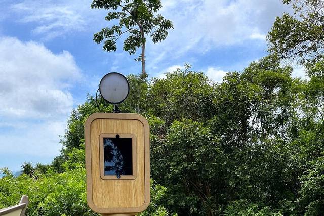 Totem fotográfico retro