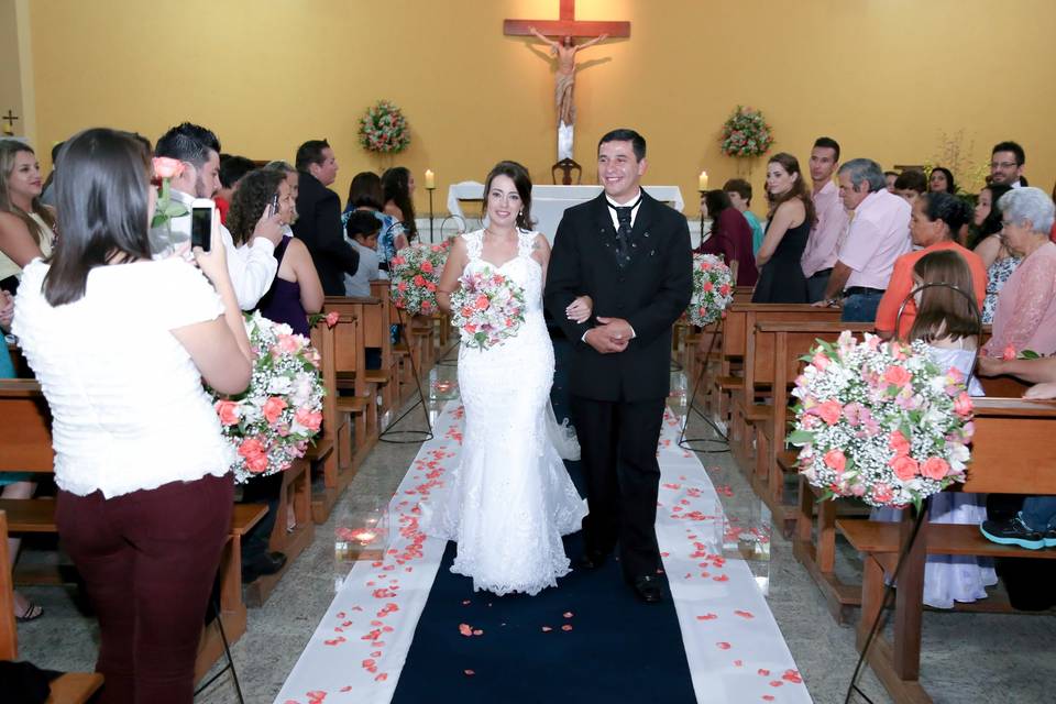 Entrando na Igreja com o Pai