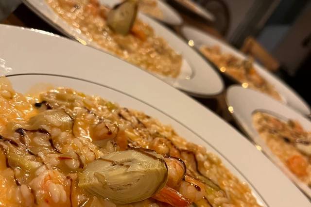 Risoto alcachofras
