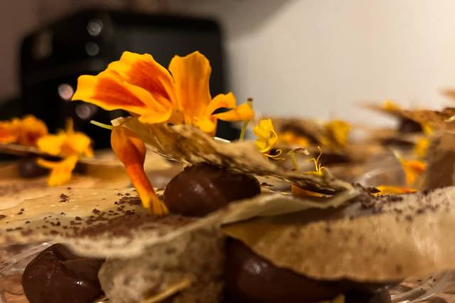 Mil folhas de cogumelos e choc