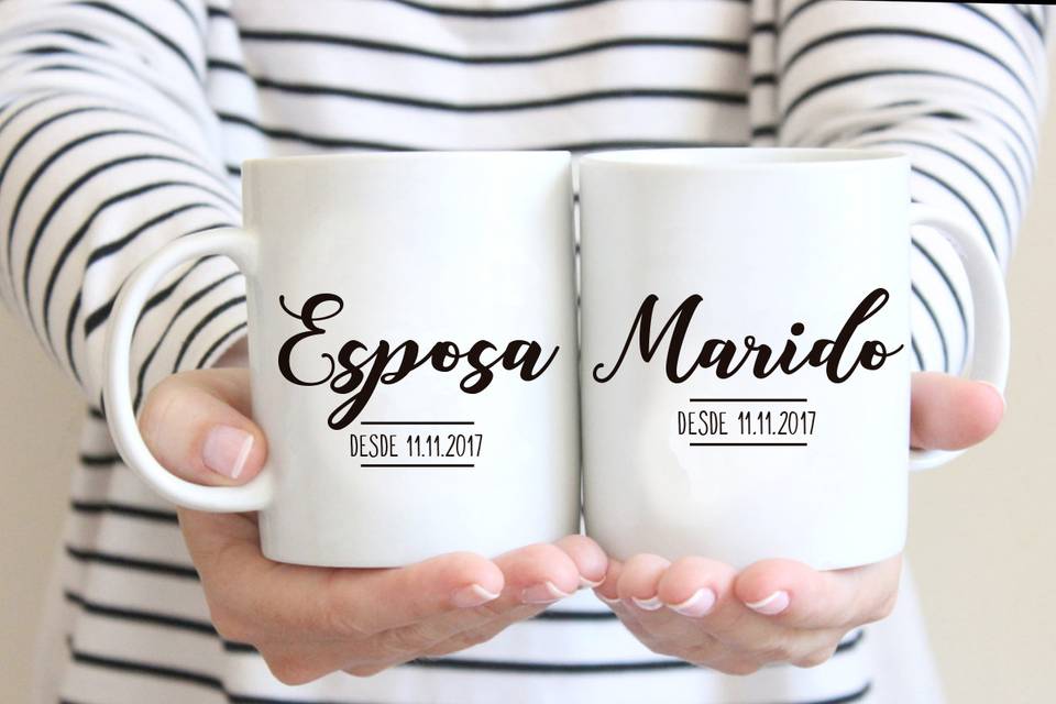 Caneca Esposa+Marido