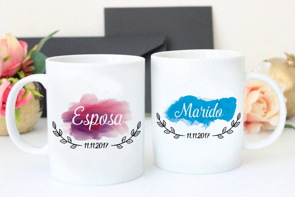 Caneca Esposa+Marido