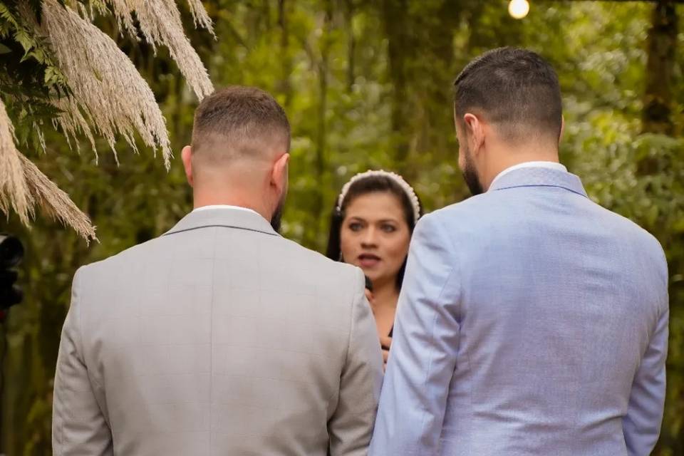 Celebração de casamento