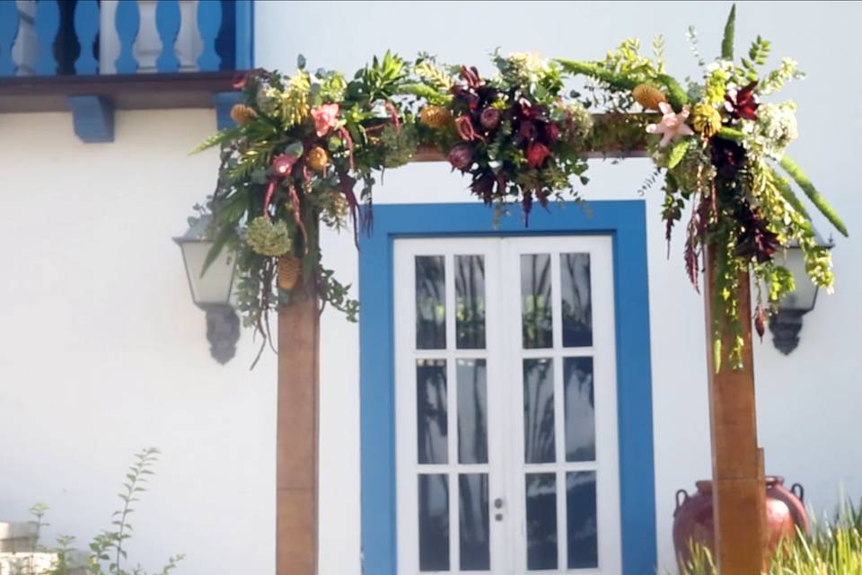 Cena de clipe pré-casamento