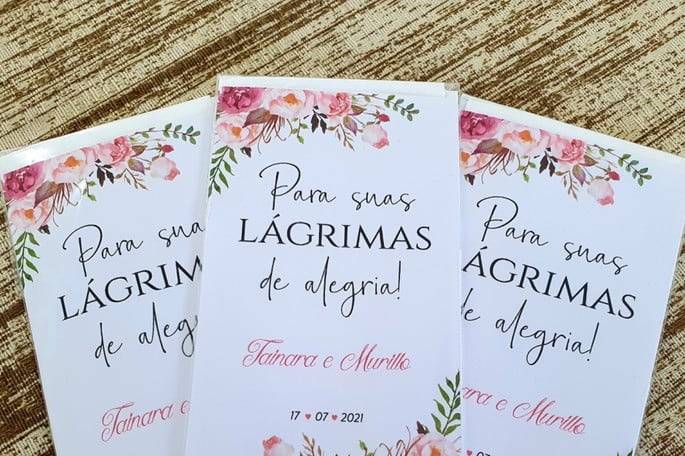 Lenços Lágrimas de Alegria