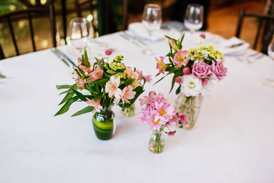 Trio bud vases