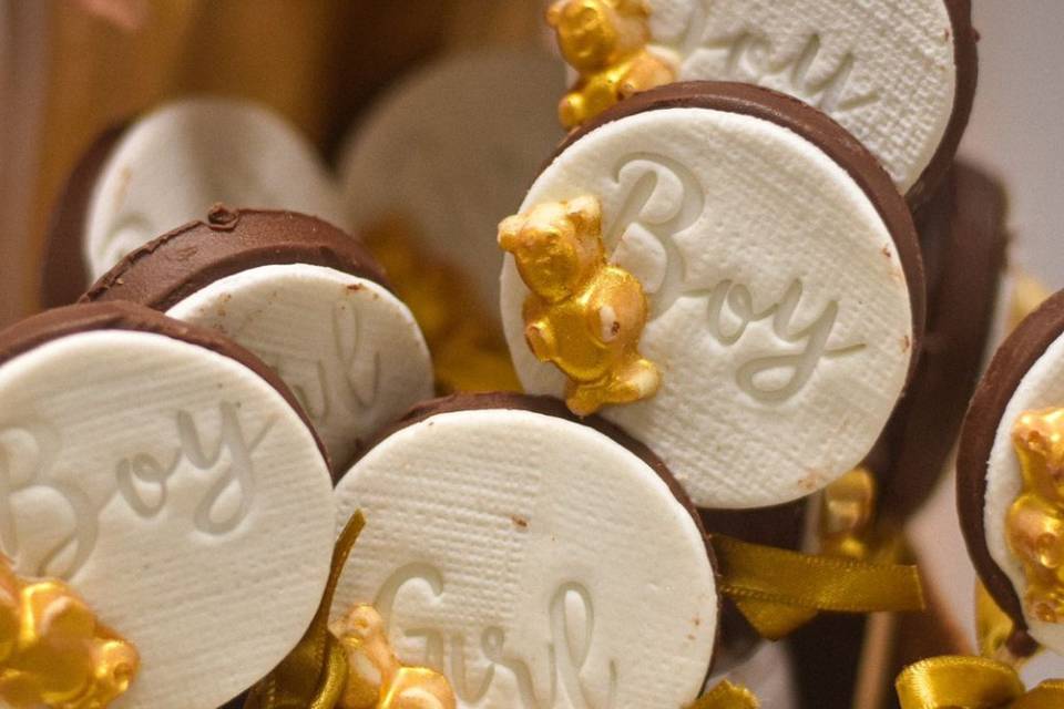 Pirulitos de chocolate