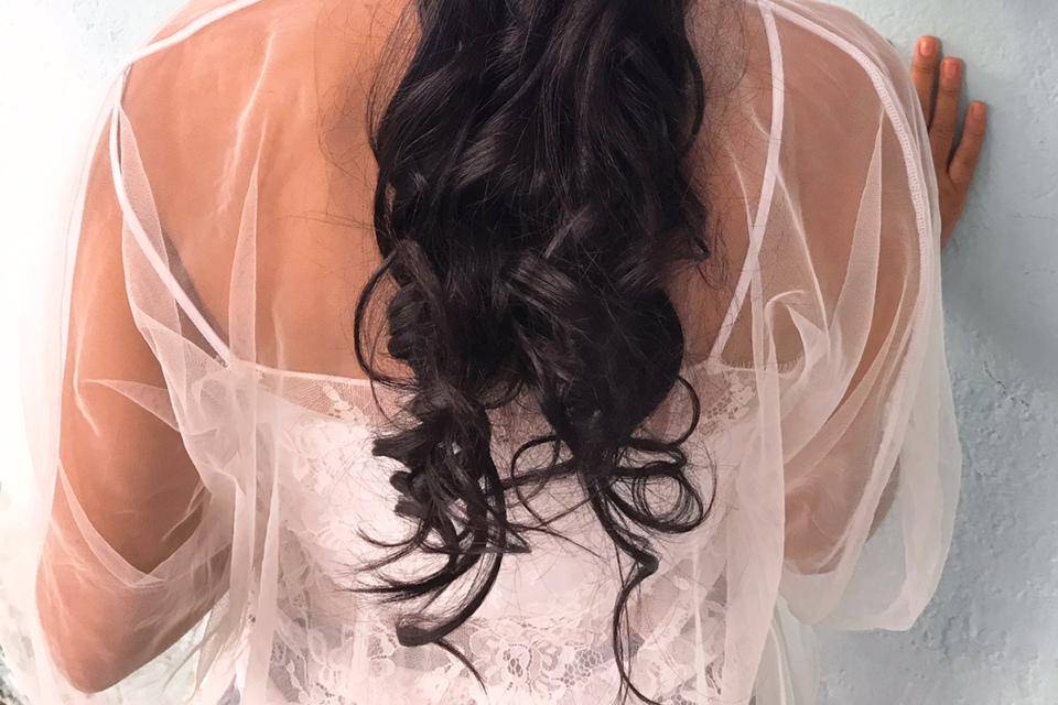 Penteado de noiva para o dia