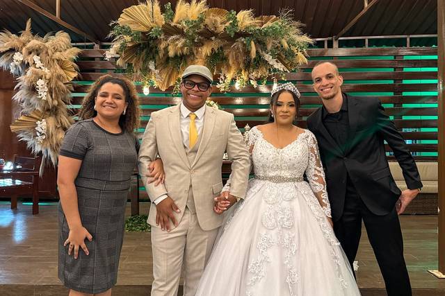 Noivos Amanda e Victor