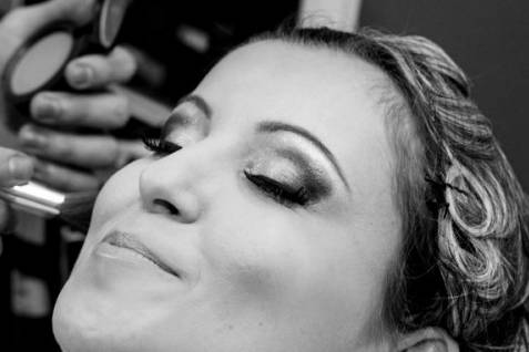 A maquiagem de casamento