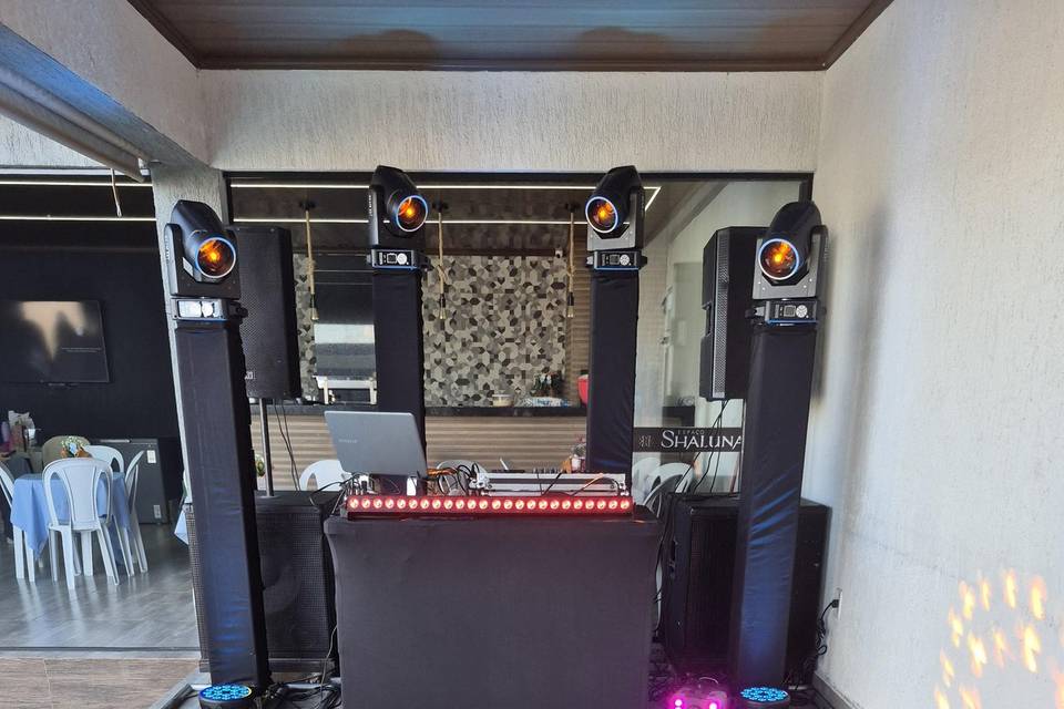 DJ SOM LUZ PISO DE LED