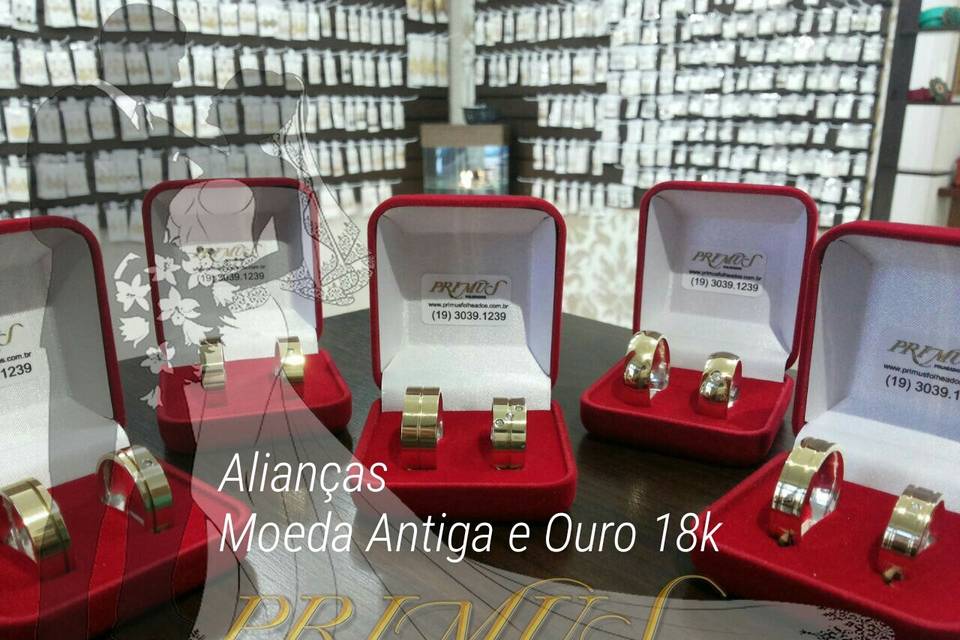 Alianças Moeda Antiga