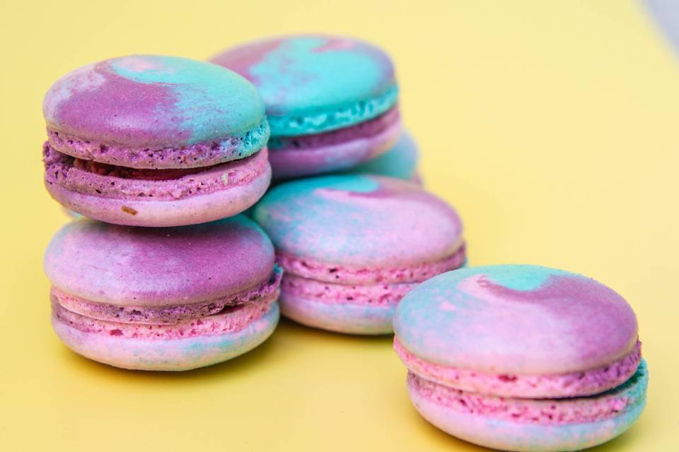 Macarons tie dye