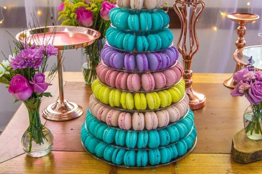 Torre de macarons - 10 andares