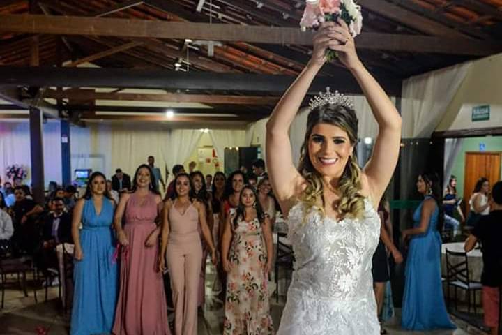 Momento do buquê