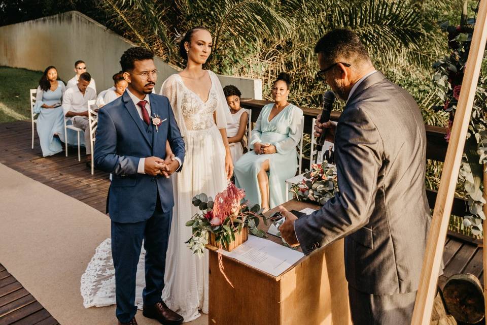 Mini wedding ao ar livre