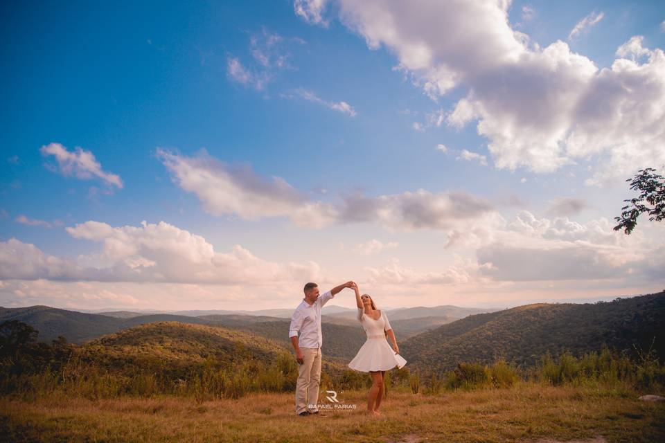 Pré wedding na cachoeira