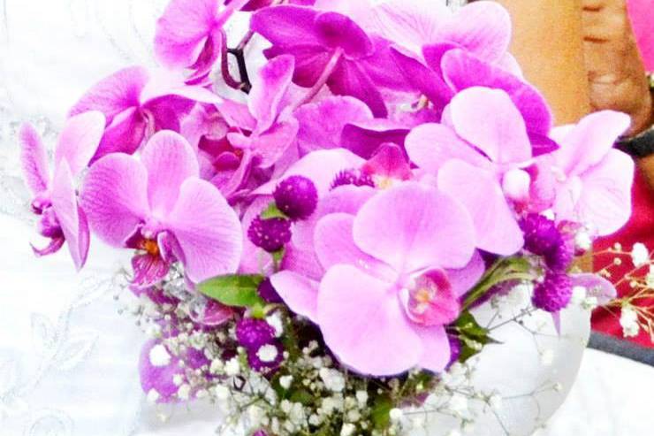 Bouquet lilás.