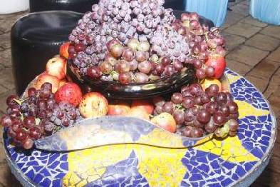 Elegante mesa de frutas