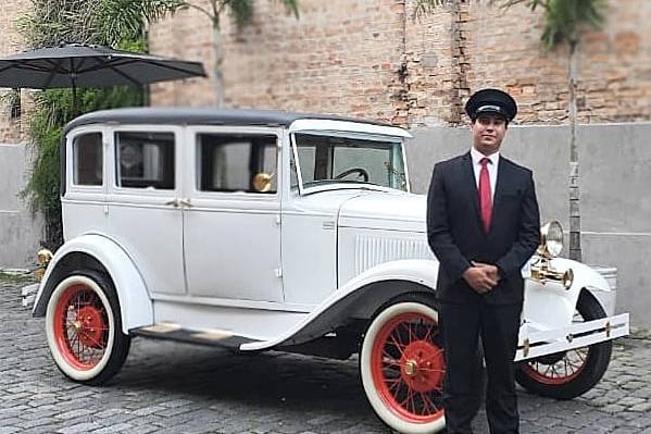 Ford 1929 deluxe branco