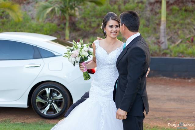 Momento da noiva com seu pai