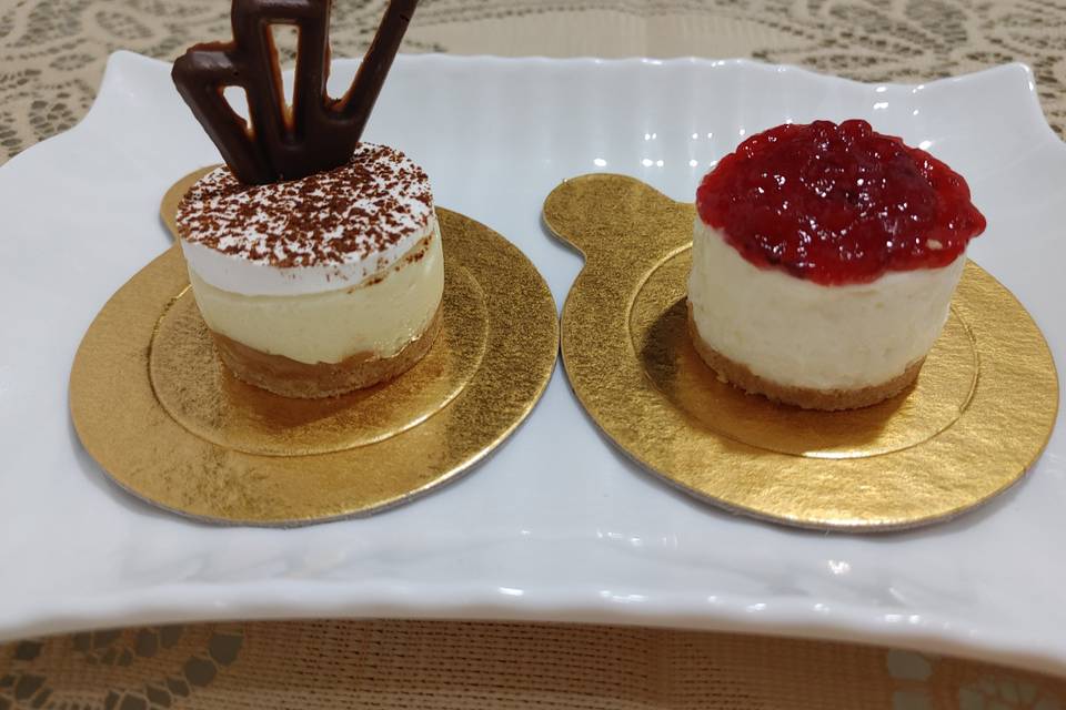 Mini Banoffe e Mini Cheesecake