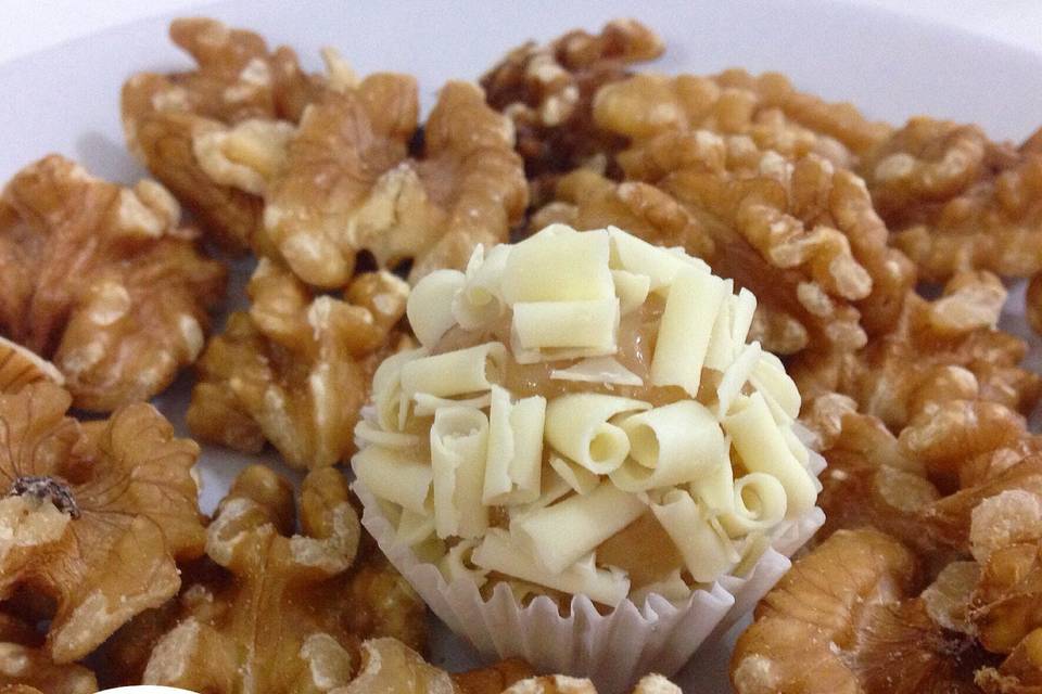 Brigadeiro gourmet de nozes