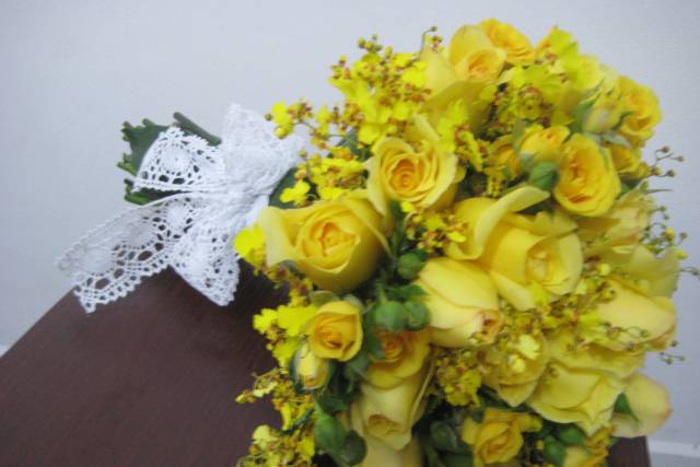 Bouquet de noiva amarelo