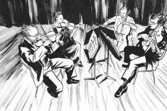 Desenho do quarteto