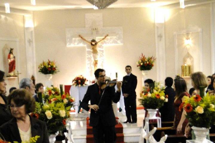 Tocando ao tapete vermelho