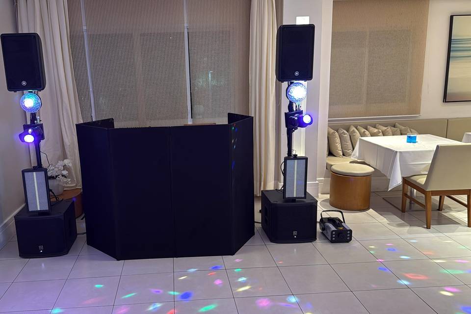 Som e iluminação