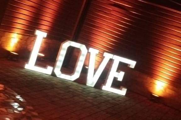Letreiro Love