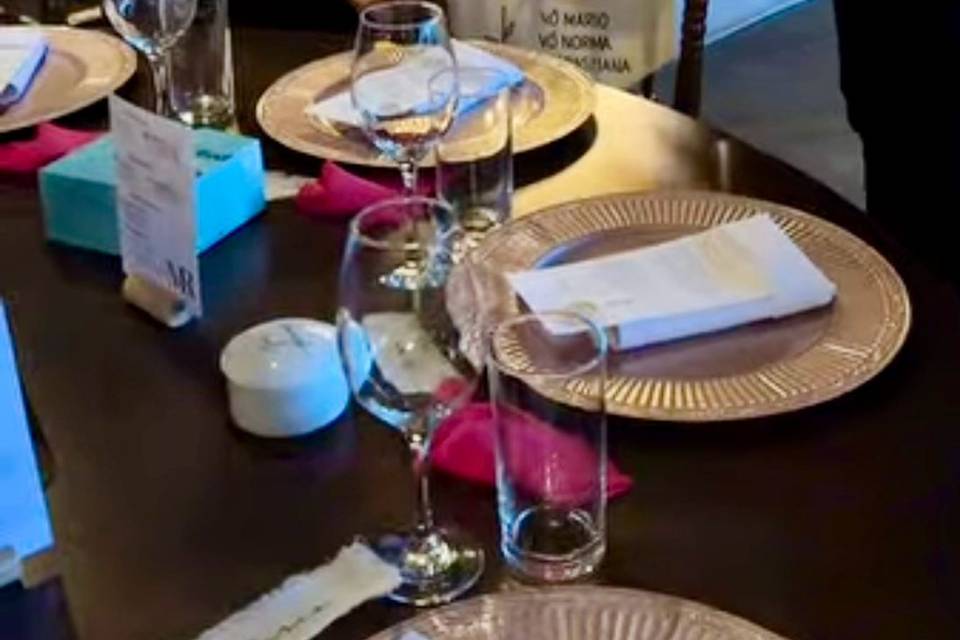 Sousplat Rosé
