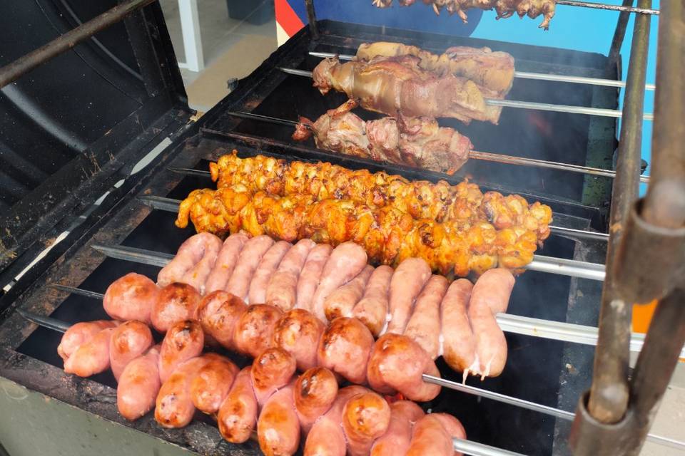 Churrasco confraternização de