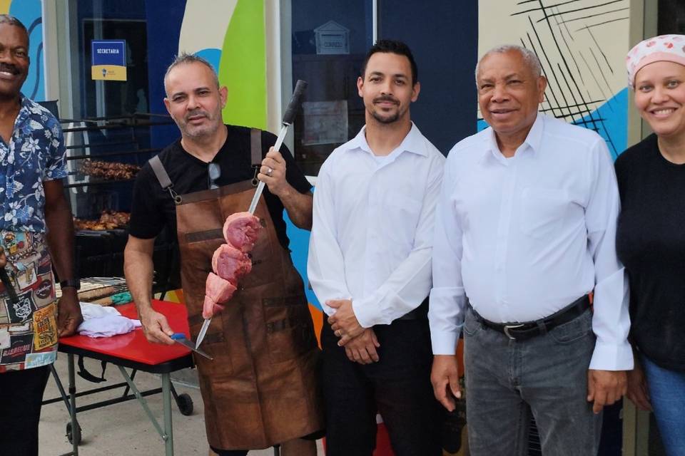 Churrasco confraternização de