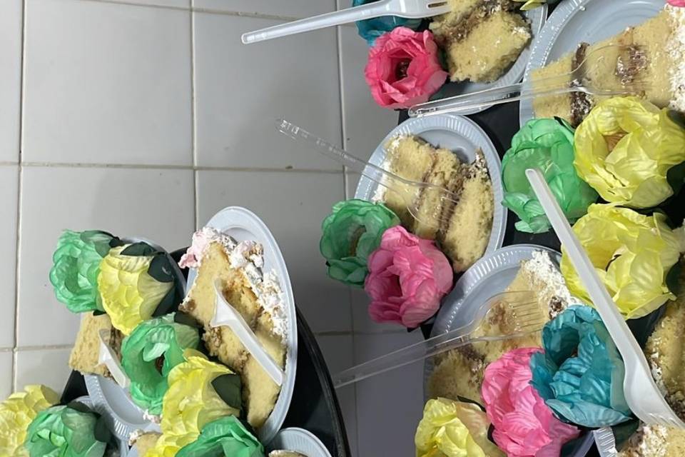 Bolo de corte buffet infantil