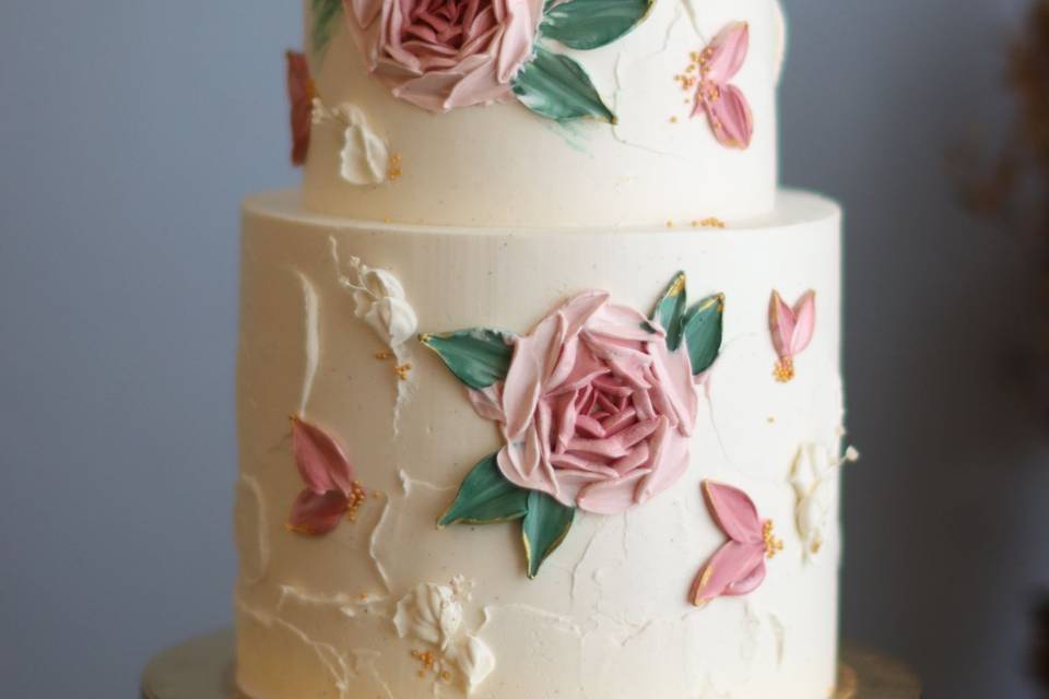 Flores em buttercream