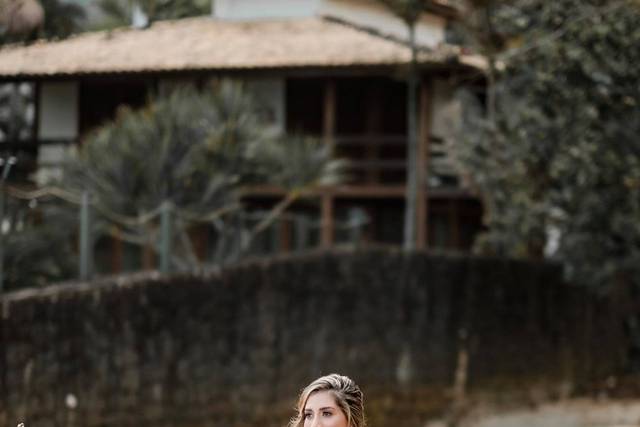 Buque de noiva com girassol