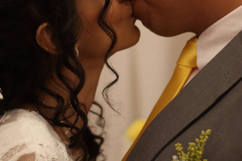 Beijo de casamento