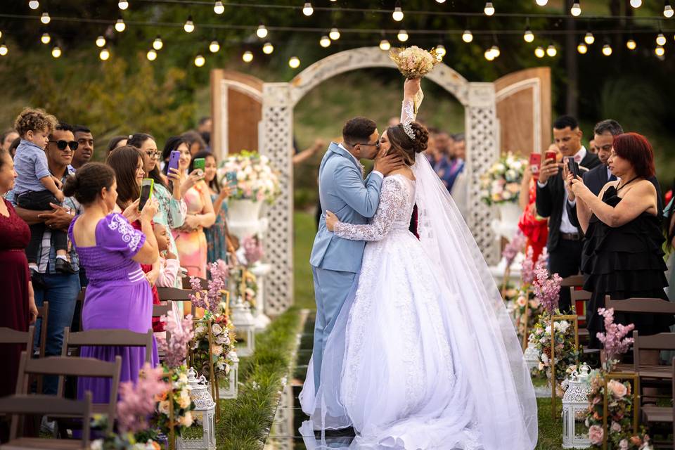 Casamento ao ar livre