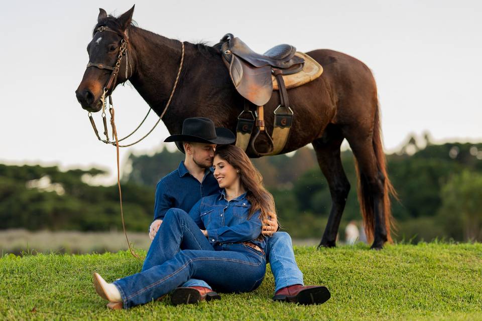 Pre wedding cowboy