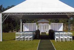 Tenda para cerimônia