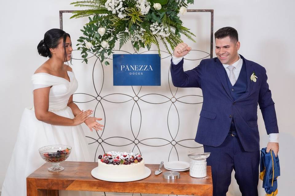 Inauguração no casamento