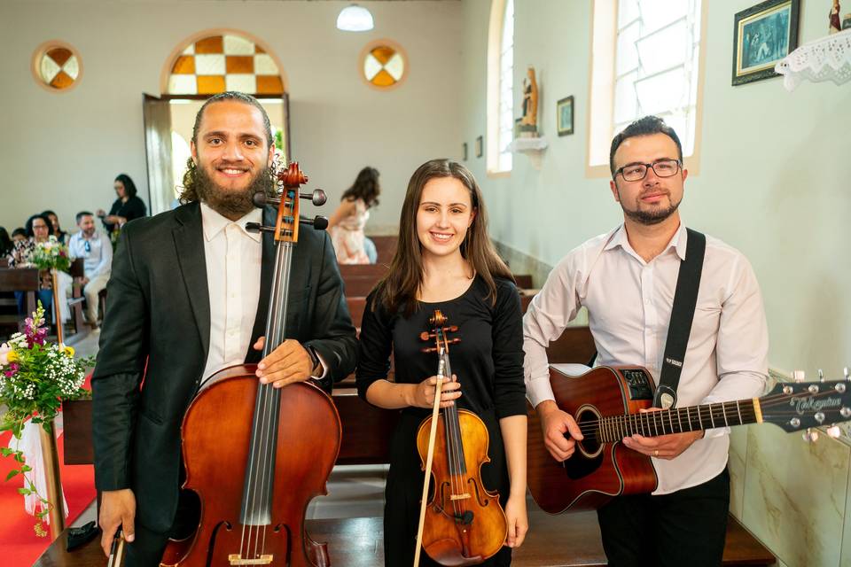 Violino, Cello e Violão