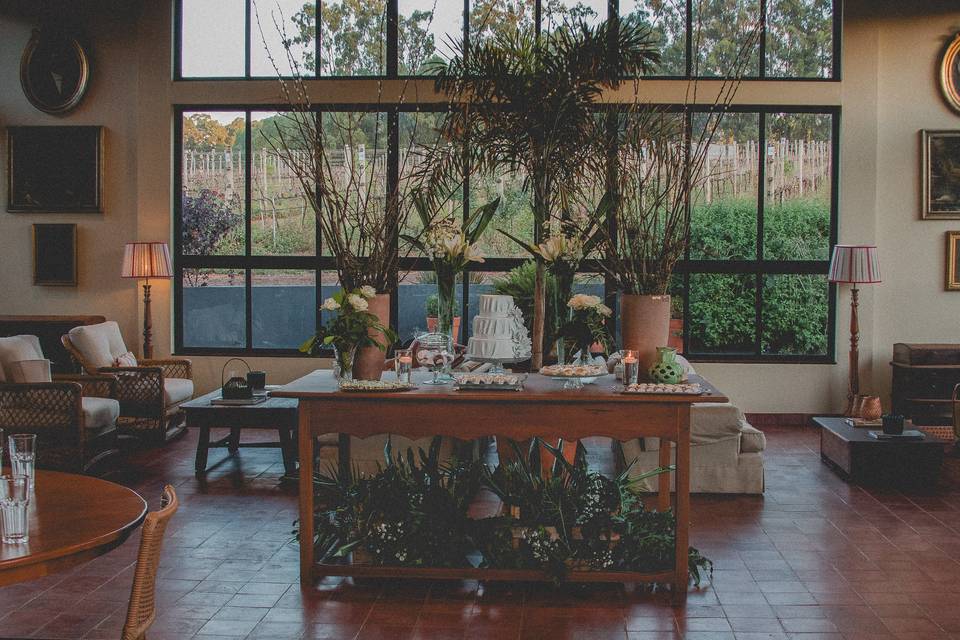 Decoração de mini wedding
