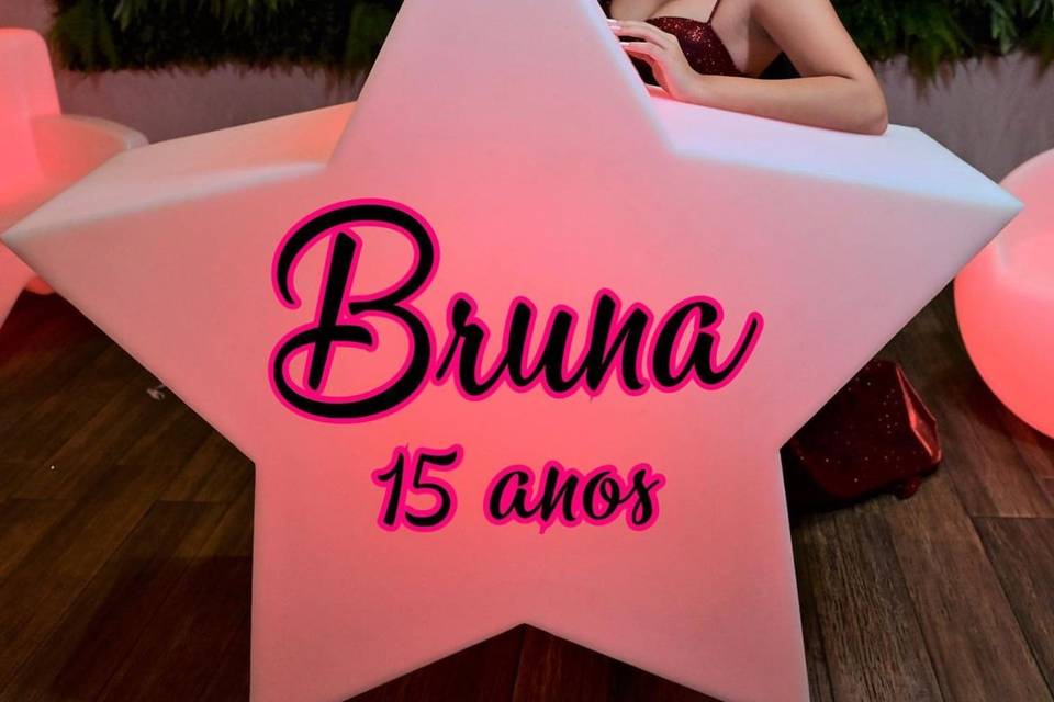 Estrela de Led personalizada