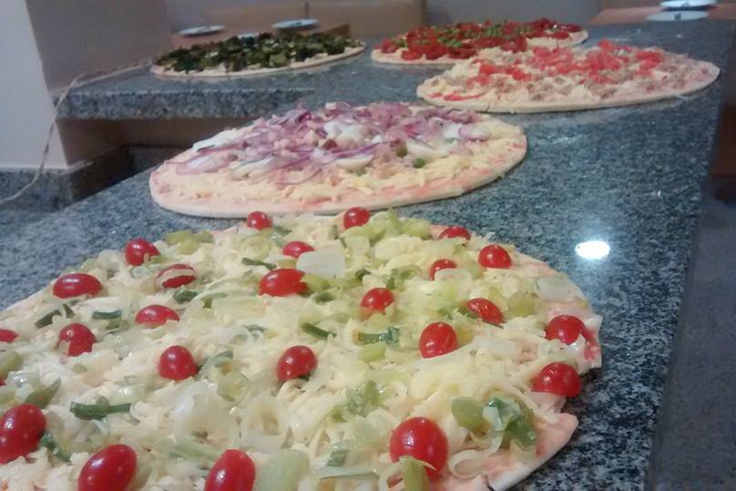 Pizza de alho poró