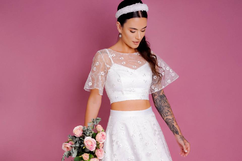 Vestido para casamento civil